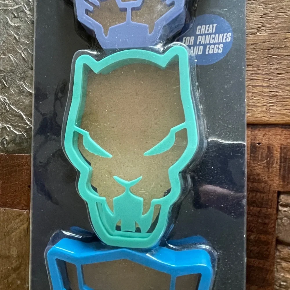 Wakanda Forever Silicone Breakfast Molds 3 Pack - Brand New NWT